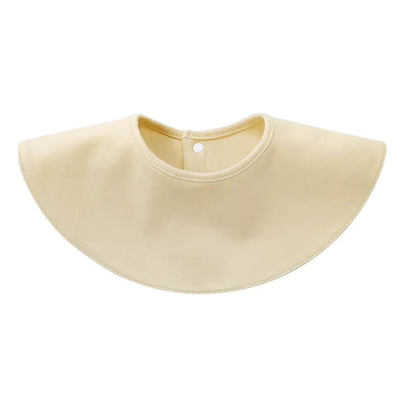 Absorbent Cotton Bib with Rice Pocket for Newborns