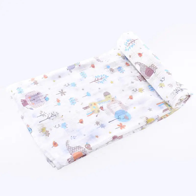 Bamboo Cotton Newborn Blankets and Swaddling Towels