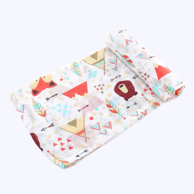 Bamboo Cotton Newborn Blankets and Swaddling Towels