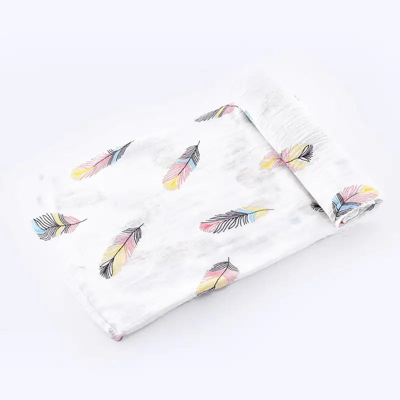 Bamboo Cotton Newborn Blankets and Swaddling Towels