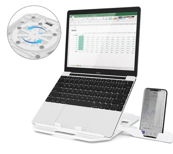Foldable Laptop Stand with Heat Dissipation and Height Adjustment