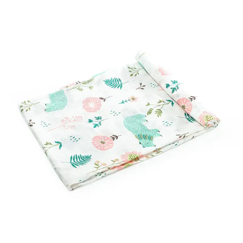 Bamboo Cotton Newborn Blankets and Swaddling Towels