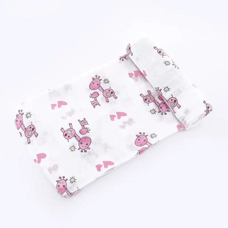 Bamboo Cotton Newborn Blankets and Swaddling Towels