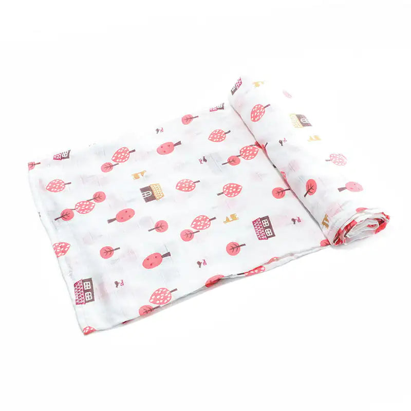 Bamboo Cotton Newborn Blankets and Swaddling Towels