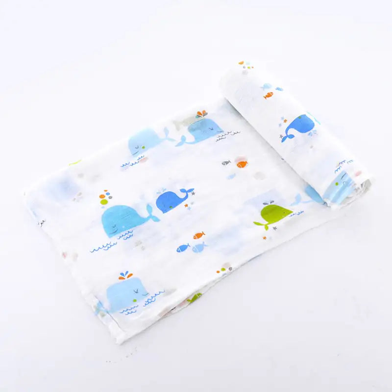Bamboo Cotton Newborn Blankets and Swaddling Towels