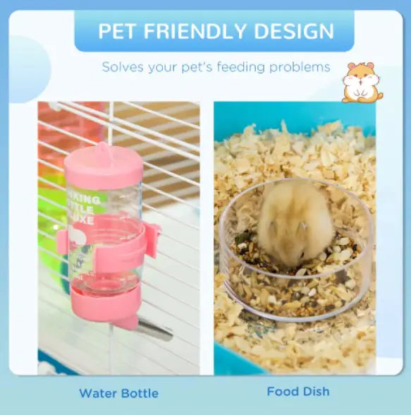 Hamster Cage w/Tube And Tunnel